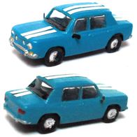 Renault R8 Gordini ´62, Limousine, blau, 3D-Druck-Kleinserie, Ep3, 1:160