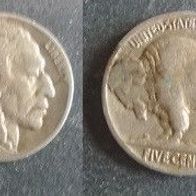 Münze USA: 5 Cent 1936 - Indian Heat