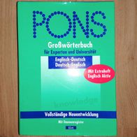 PONS Großwörterbuch Deutsch Englisch Englisch Deutsch für Experten und Universität