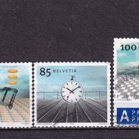 Schweiz MiNr. 1861-1863 Designklassiker kompl. gestempelt zur Auswahl M€ 6,50 #I96ac