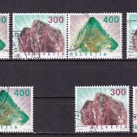 Schweiz MiNr. 1844-45 Mineralien komplett gestempelt zur Auswahl M€ 11,00 #I98ac