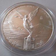 Mexiko Libertad 2018, Plata Pura, 2 oz 999 Silber, gekapselt