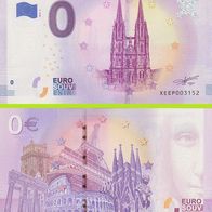 0 Euro Schein Dom St. Peter Regensburg XEEP 2019-2 selten Nr 3152