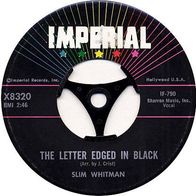 7"WHITMAN, Slim · The Letter Edged In Black (RAR 1962)