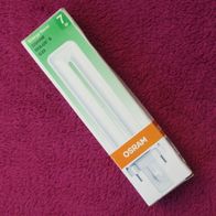 Osram Dulux S 7W 840 G23 Lumilux Cool White 400 lm 2P Kompaktleuchtstofflampe