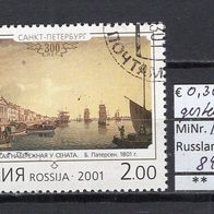 Russland 2001 300 Jahre Sankt Petersburg (I) Gemälde MiNr. 899 Bedarfsstempel