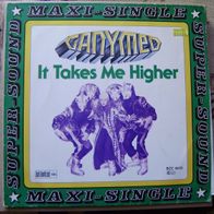 Ganymed, It Takes me higher, 2 track Maxi, yellow vinyl, 1978, Disco