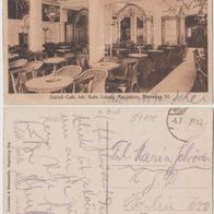 Magdeburg-Schloss-Cafe-AK-1922 Breiteweg 30 Inhaber Gebrüder Loburg Erh.1