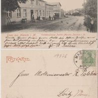Marnitz-Ludwigslust Parchim AK 1904 Gasthaus Strasse Putlitz Marnitz Erh.1