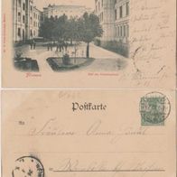 Meissen-Hof-der-Fürstenschule AK 1900 Erh.1