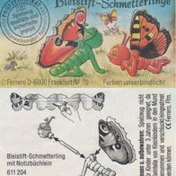 Ü-Ei BPZ 1993 - Bleistift-Schmetterlinge - 611204