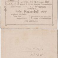 Mücheln-Radfahrer-Verein-Germania-1919 Einladung 16.02.1919 13. Stiftungsfest- Erh.2