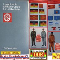 DDR-Buch * Militaria * GST-Ausgabe militärisches Grundwissen * viele Bilder + Tafeln