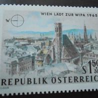 Österreich 1164 * * - Int. Briefmarkenausstellung WIPA Rathaus Kirche 1964