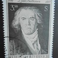 Österreich 1352 gestempelt - 200. Geb. Ludwig van Betthoven Komponist 1970