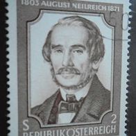 Österreich 1364 gestempelt - 100. Todestag August Neilreich Botaniker 1971