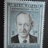 Österreich 2072 gestempelt - Bundespräsident Kurt Waldheim 1992