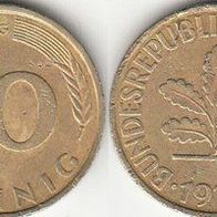 Bund 10 Pfennig 1977 G (m156)