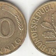 Bund 10 Pfennig 1982 D (m157)