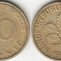 Bund 10 Pfennig 1986 D (m158)