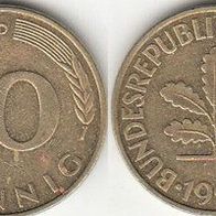 Bund 10 Pfennig 1990 D (m159)