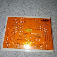 Märklin Schablone für Planung Oberleitung