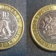 Münze Kenia: 10 Shilling 2018 - VZ