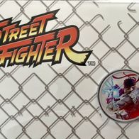 1 $ Dollar Street Fighter - Ryu Tuvalu 1 oz Silber coloured in Coincard 2022