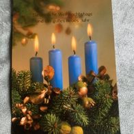 wunderbare Ansichtskarte, Weihnachtskarte, Postkarte, Nr. 3