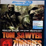 Blu-ray - Tom Sawyer vs. Zombies - Horror in 3D und 2D , FSK 18