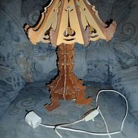 Nachttischlampe aus Holz (M#)