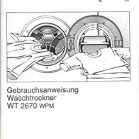 Gebrauchsanweisung für Miele Waschtrockner WT 2670 WPM