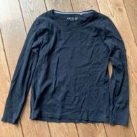 schwarz farbender Darmenpullover, Damenshirt, Langarmshirt von Cecil, Gr. S