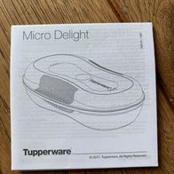 Tupperware Gebrauchsanleitung Micro Delight