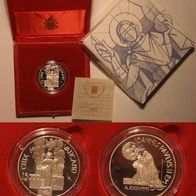 Vatikan Silber PP/ Proof 5000 Lire 2001 JOH. PAUL II. / Ostern 2001 Auferstehung