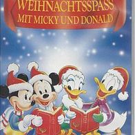 DISNEY * * Weihnachtsspaß mit Micky und Donald * * VHS