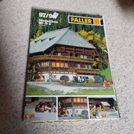 Faller Katalog 1997/98 mit Preisliste