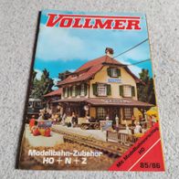 Vollmer Katalog 1985/86 mit Preisliste