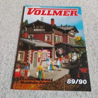 Vollmer Katalog 1989/90 mit Preisliste