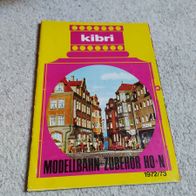 Kibri Katalog 1972/73 mit Preisliste