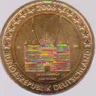 2006 BRD 2 Euro Schleswig-Holstein Holstentor „D“ vergoldet