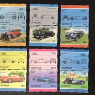 St. Vincent MiNr. 916-927 Autos V 6 ZDRe kpl. postfrisch M€ 8,00 #28