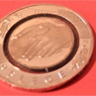 Gold-Barren 1/500 Oz Feingold, Motiv "Pflege", mit Original-Zertifikat, in PP