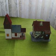 Faller Wohnhaus mit Storchennest und Faller Dorf Kirche