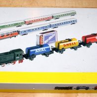 Trix 11430 Schiebetrix Nostalgie-Set "40 Jahre Minitrix" Diesellok + 5 Kesselwagen
