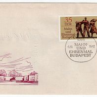 09) DDR FDC 1976 - MiNr. 2169 - Mahn- und Ehrenmal in Budapest