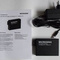 Microsens Fast Ethernet Bridge 10/100Base-TX / 100Base-FX
