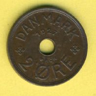 Dänemark 2 Öre 1927