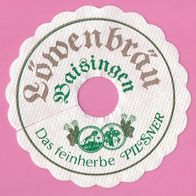 Pilsdeckchen Tropfdeckchen, Löwenbräu Baisingen & andere 28x