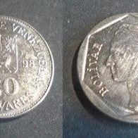 Münze Venezuela: 20 Bolivares 1998